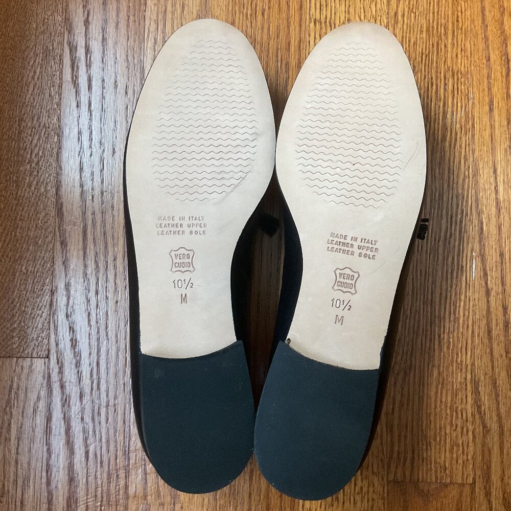 NWOT Talbots Women's Black Leather Shoes 10.5M - Picture 3 of 7